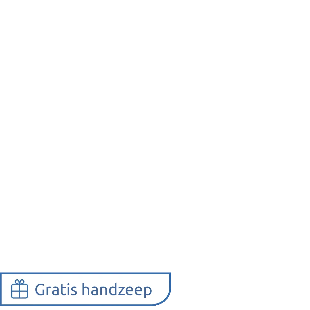 Actielabel gratis handzeep cadeau