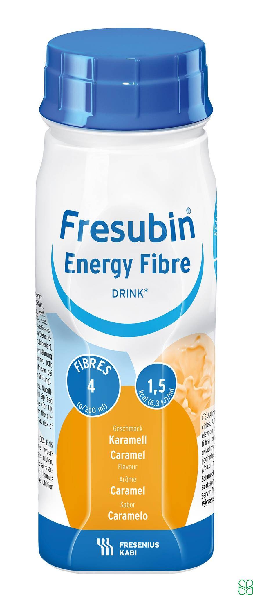 Fresubin Energy Fibre Drinkvoeding Caramel Flesje 4x 200ml