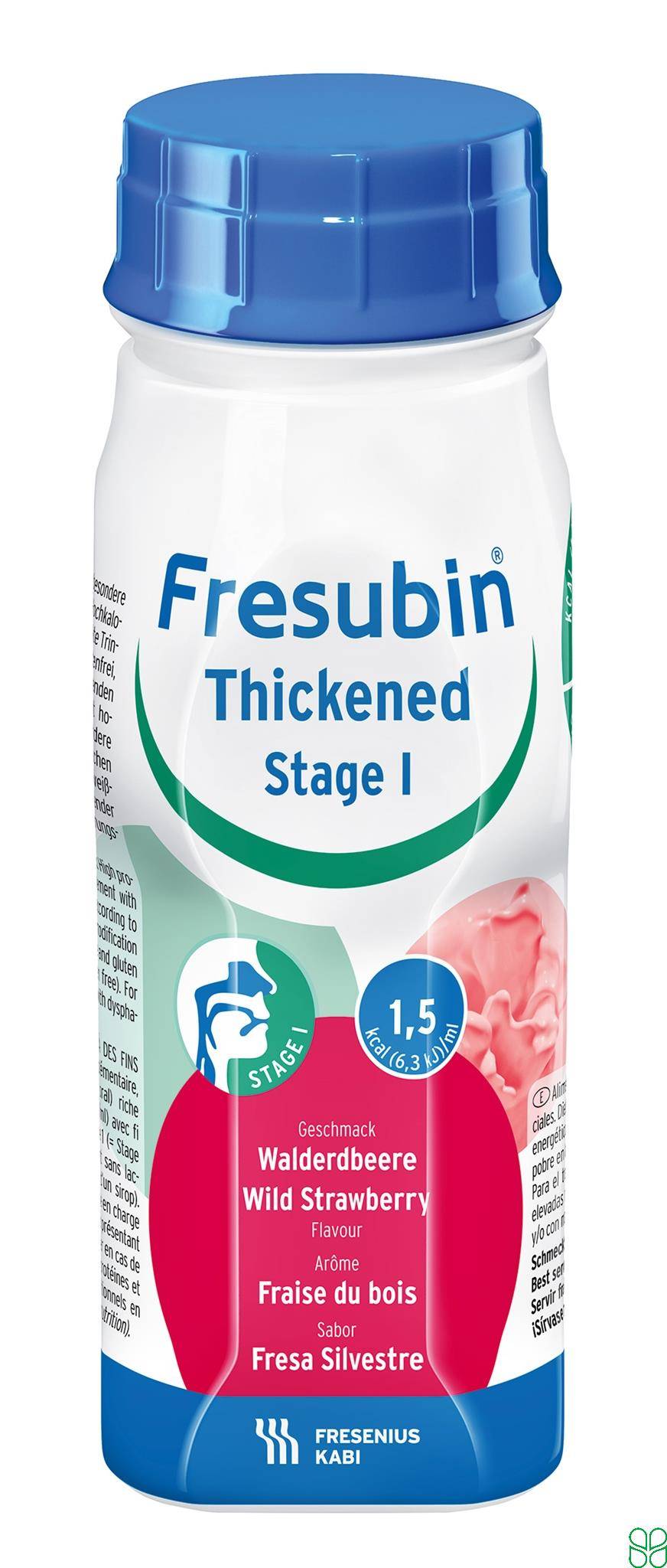 Fresubin Thickened Stage I Verdikte Drinkvoeding Aardbei 4x 200ml