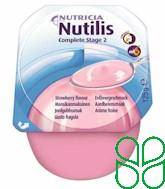 Nutilis Complete Stage 2 Dieetvoeding Aardbei Cupje 4 x 125 gr