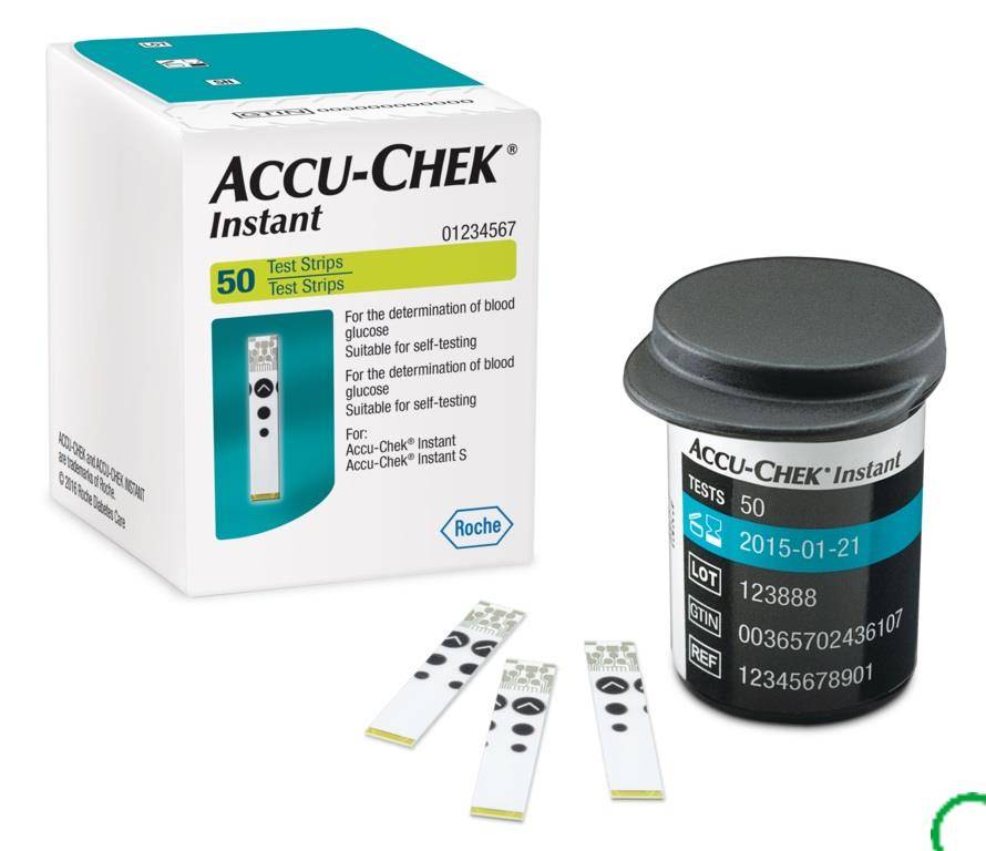 Accu-Chek Instant Glucoseteststrip 50 Stuks