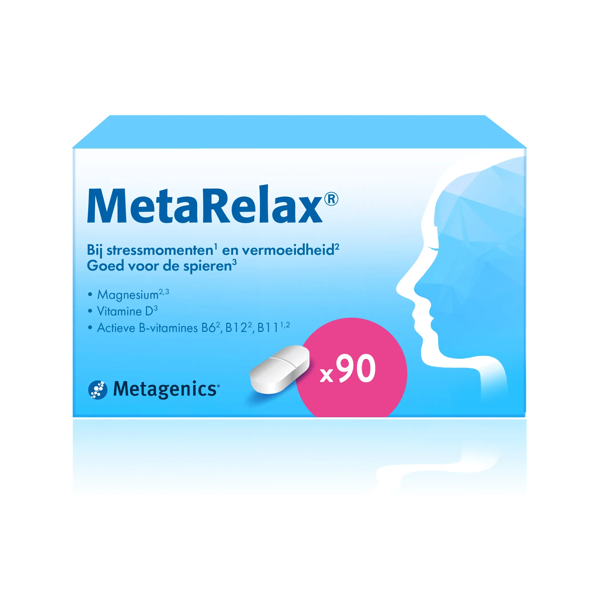 Metarelax 90 capsules bij stress en vermoeidheid