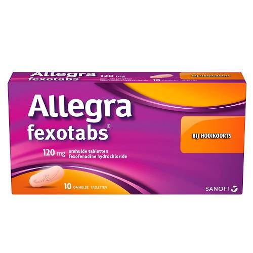 Allegra Fexotabs Fexofenadine 120mg Tabletten 10 stuks