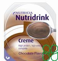 Nutridrink Creme Dieetvoeding Chocolade 4 x 125 gr