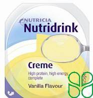 Nutridrink Creme Dieetvoeding Vanille 4 x 125 gr