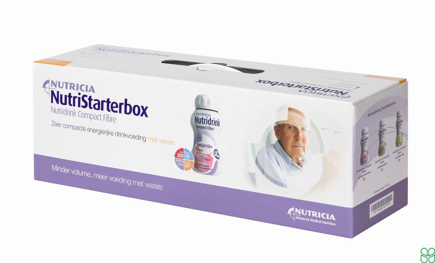 Nutristarterbox Nutridrink Compact Fibre Drinkvoeding Box 14 x 125 ml