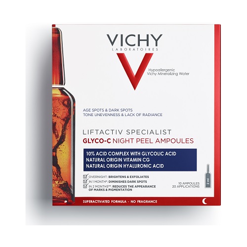 Vichy Liftactiv Specialist Glyco-C Nachtpeeling Pigment Ampullen 10 stuks 