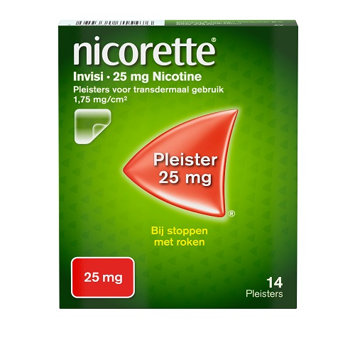 Nicorette Nicotine 25mg Invisi Patch Pleisters 14 stuks