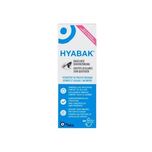 Hyabak 0,15% Oogdruppels 10ml