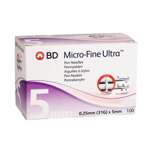 BD Micro-Fine Ultra pennaalden 31gx5mm 100 stuks