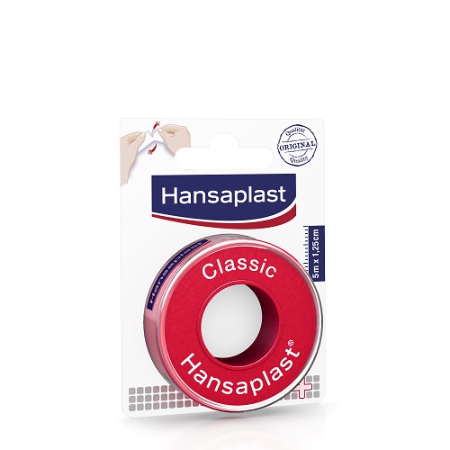 Hansaplast Classic Hechtpleister 5m x 1,25cm 1 stuk