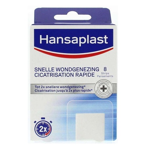 Hansaplast Snelle Wondgenezing Strips 8 stuks