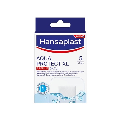 Hansaplast Aqua Protect XL Strips 6 x 7cm 5 stuks