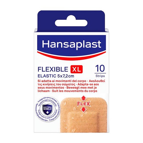 Hansaplast Flexible XL Strips 5 x 7,2cm 10 stuks