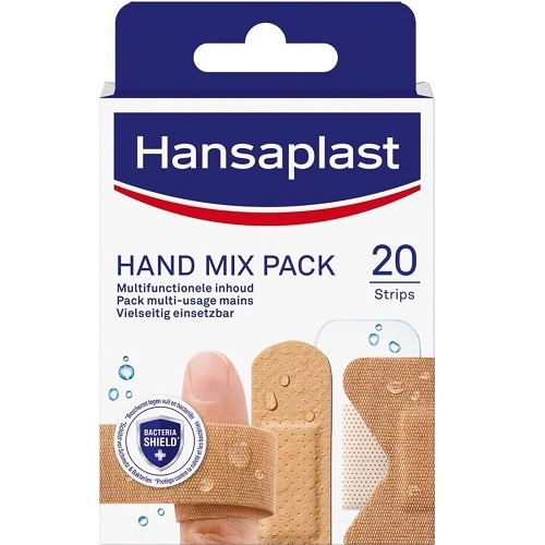 Hansaplast Hand Mix Pack Strips 20 stuks