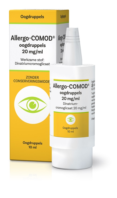 Allergo-Comod Dinatriumcromoglicaat 20mg/ml Oogdruppels 10ml