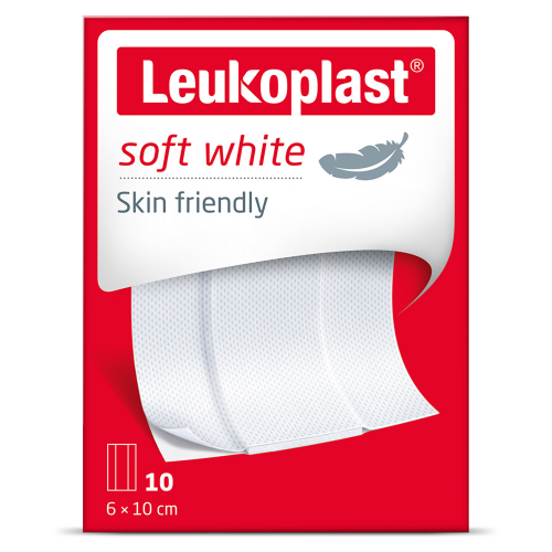 Leukoplast soft white 8 x 10cm