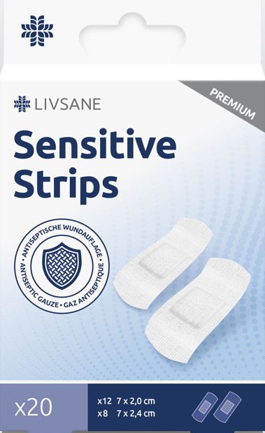 Livsane Sensitive Strips 20 stuks