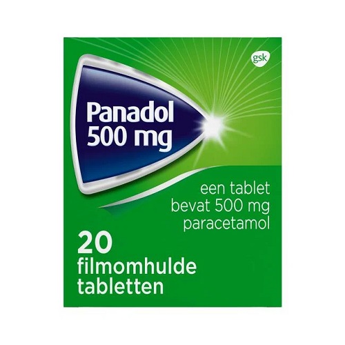 Panadol 500 mg Filmomhulde Tablettenletten 20 stuks