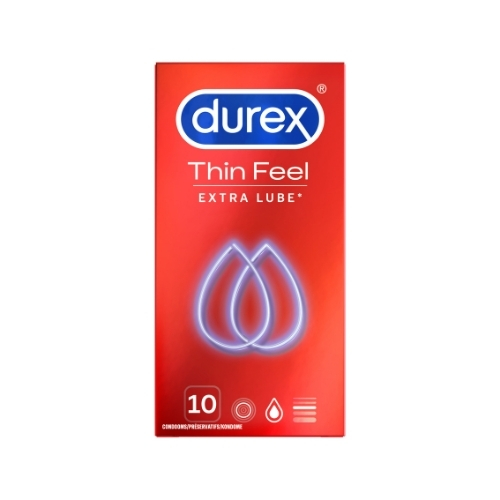 Durex Condoooms Thin Feel Extra Lube 12 stuks | BENU Shop