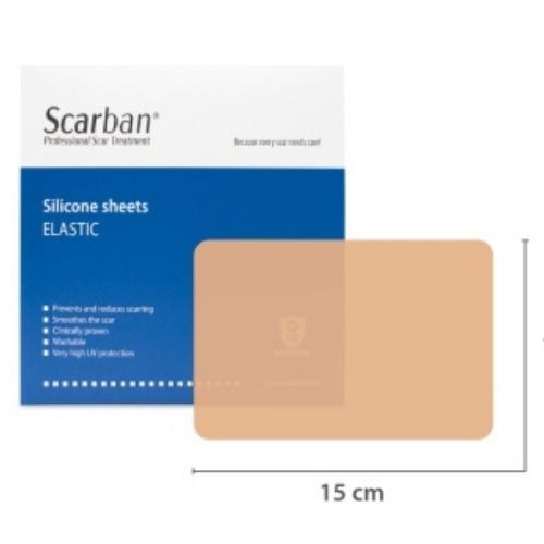 Scarban® Elastic siliconenpleister voor littekens 10 x 15 cm