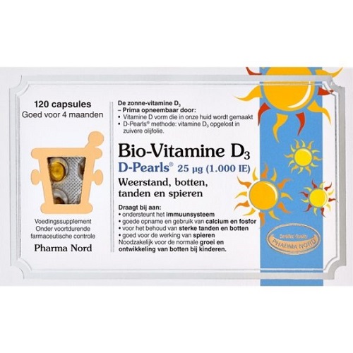 Bio-Vitamine D3 25 mcg 1,000 IE 120 capsules
