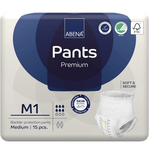 Abena Pants Premium M1 Luierbroekjes 15 stuks