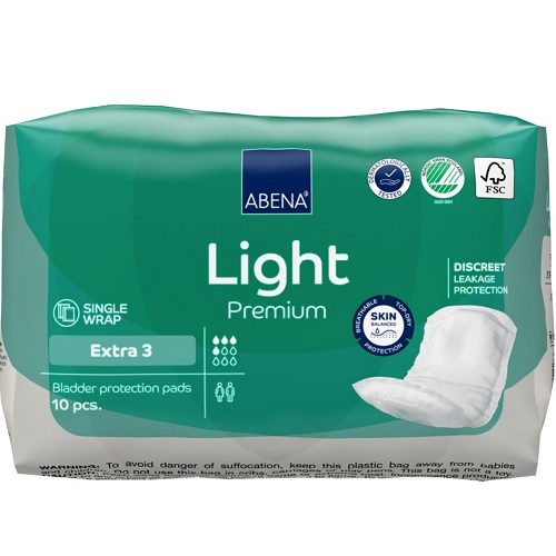 Abena Light Premium Extra 3 Inleggers 10 stuks