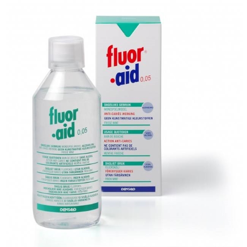 spannend eeuwig winnaar Fluor Aid Mondspoeling 0,05% 500ml bestellen bij BENU Shop