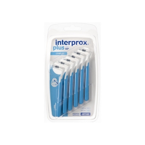 Interprox Plus Conical Blauw per 6 stuks