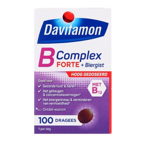 Davitamon B Comp Forte Dragees 100 stuks
