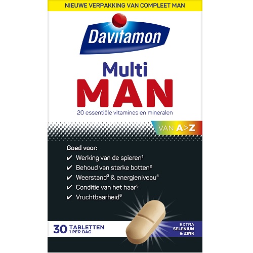 Davitamon Multi Man Tabletten 30 stuks