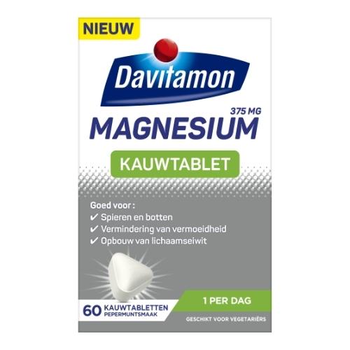 Davitamon magnesium kauw tab 60 st