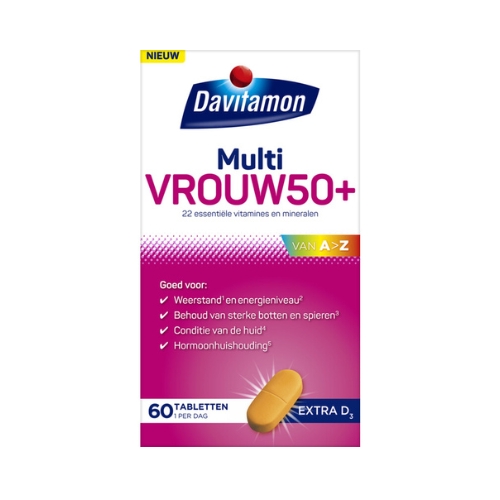 Davitamon Multi Vrouw 50+ Tabletten 60 stuks