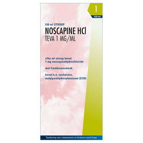 Teva Noscapine HCl 1mg/ml Stroop 150ml
