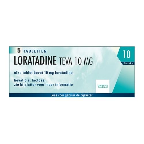 Teva Loratadine 10mg Tabletten 5 stuks