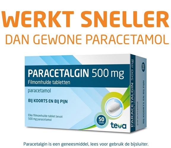 Paracetalgin Paracetamol 500mg Tabletten 50 stuks