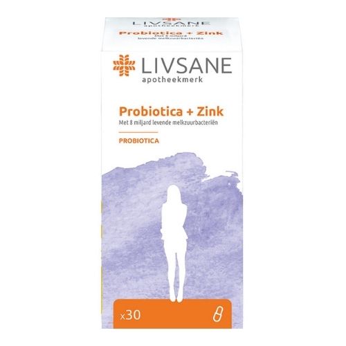 Livsane Probiotica + Zink Capsules 30 stuks