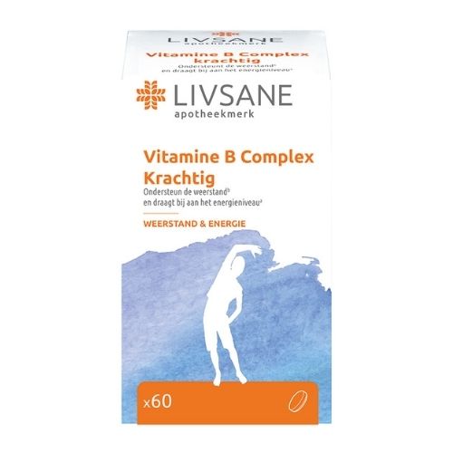 Livsane Vitamine B Complex Krachtig Tablettenletten 60 Stuks