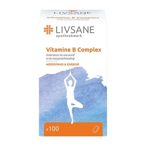 Livsane Vitamine B Complex Tablettenletten 100 stuks 