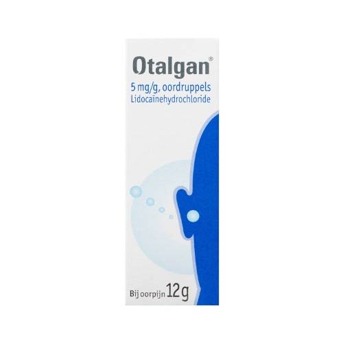 Otalgan Lidocaïne 5mg/g Oordruppels 12g