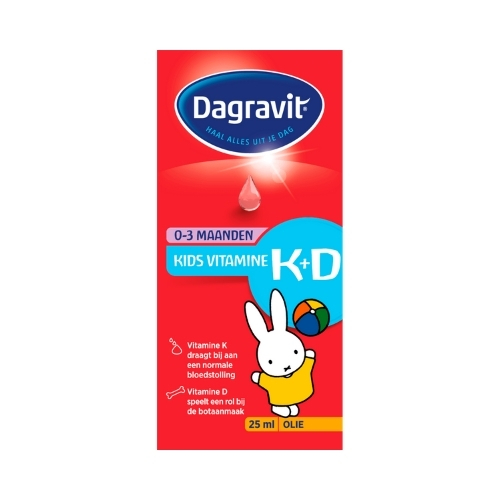 Dagravit Kids Vitamine K+D Druppels 25 ml