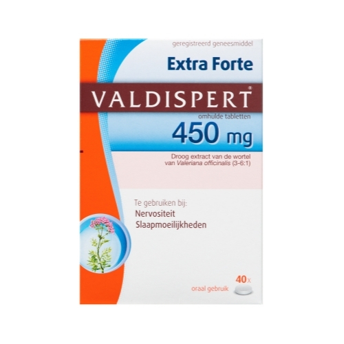 Valdispert Extra Forte 450 mg Tabletten 40 stuks | BENU Shop