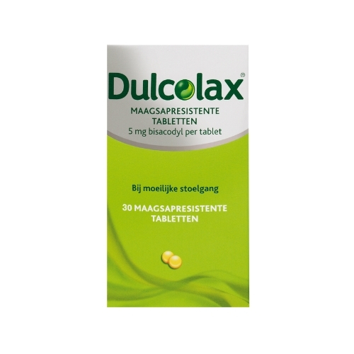 Dulcolax 5mg Bisacodyl Maagsapresistente Tabletten 30 stuks