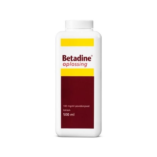 Betadine Oplossing Povidonjood 100 mg/ml Lotion 500ml 