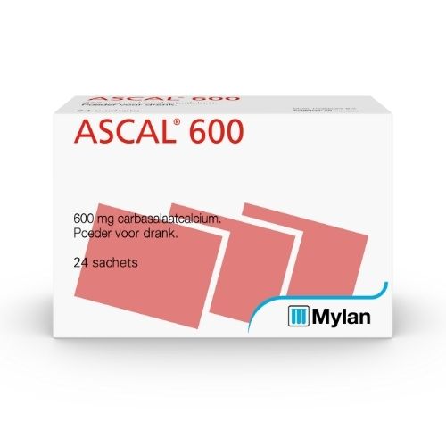 Ascal 600 Carbasalaatcalcium 600mg Sachets 24 stuks