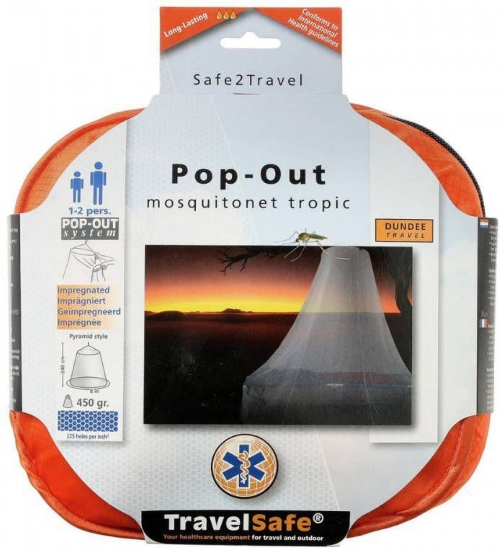 Mauve dauw Op grote schaal Travelsafe Mosquitonet Pop Out - Pyramide Tropenproof 1-2 Persoons kopen  OP=OP BENU Shop