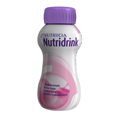 Nutridrink Drinkvoeding Aardbei Flesje 4 x 200 ml