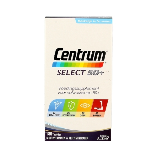 Centrum Multivitamines Select 50+  180 tabletten