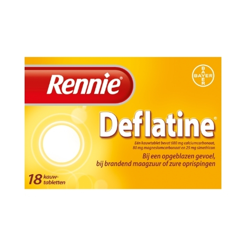 Rennie Deflatine 18 stuks | BENU Shop